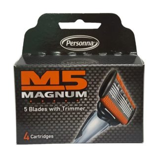 Hộp 4 lưỡi dao cạo râu M5 magnum (Hàng nhập khẩu Mỹ) thumbnail