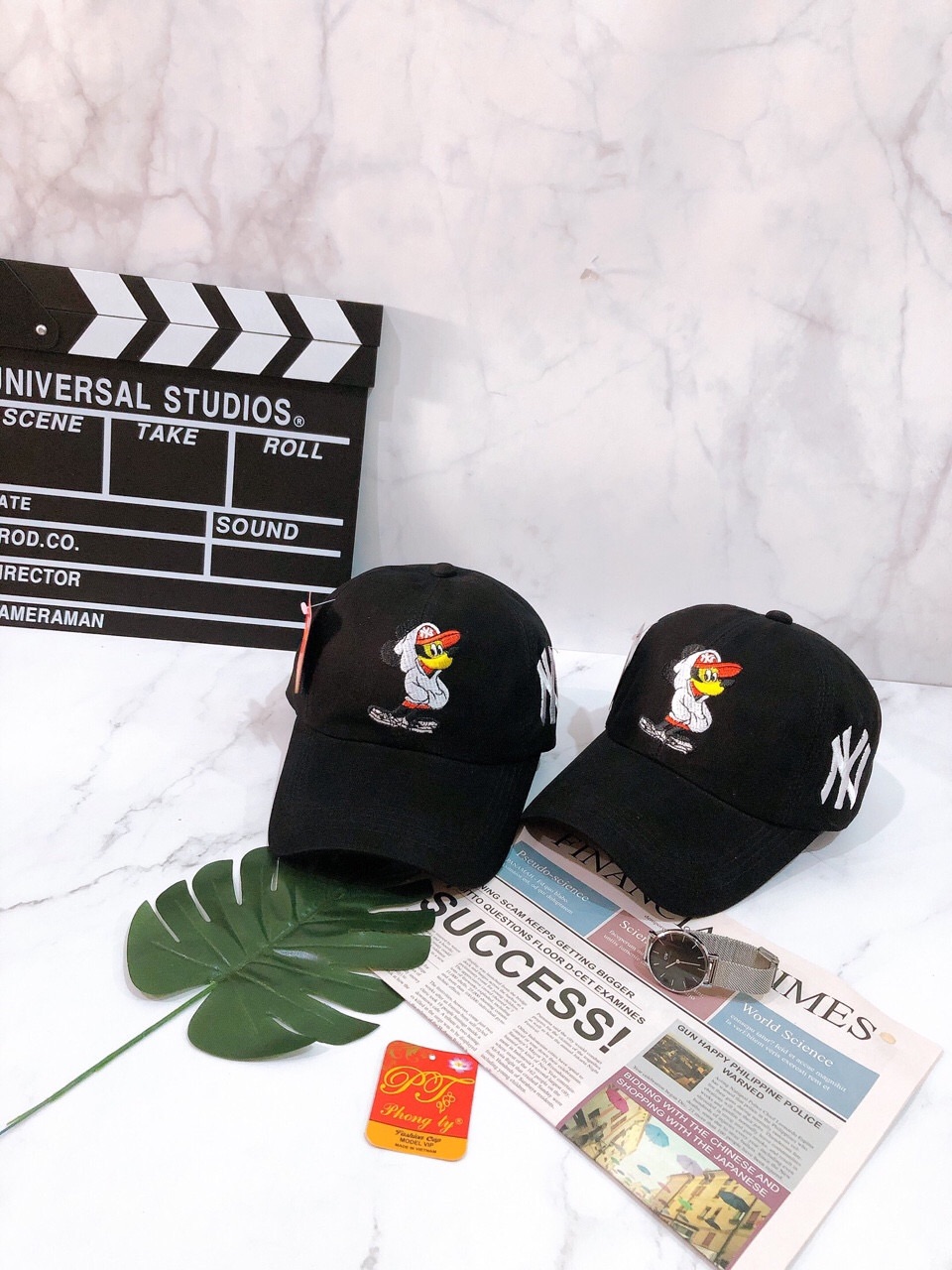 [HCM]Mũ lưỡi trai thêu hình chuột mickey