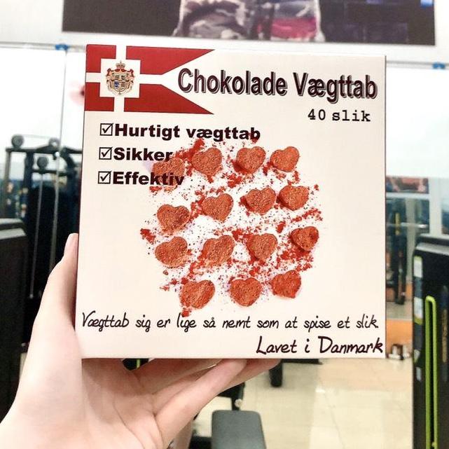 Kẹo Socola giảm cân Đan Mạch hộp 40 viên