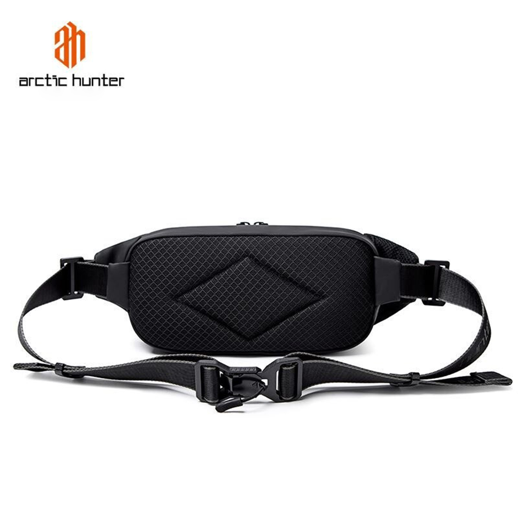 Túi đeo hông, đeo ngực Arctic Hunter YB00043 chất liệu Oxford chống thấm nước, nhiều ngăn đa năng, phù hợp chạy bộ