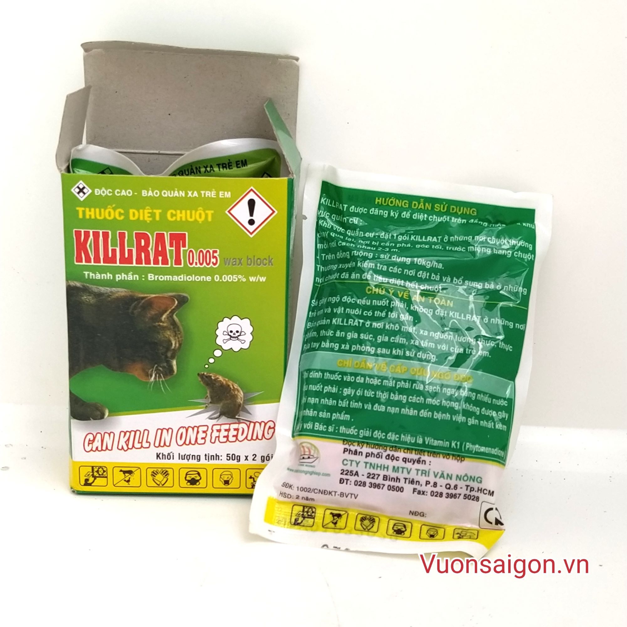 2 pack food doesn't need to mix rat repellent