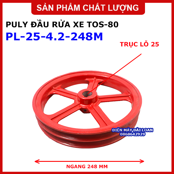 PULY MÁY RỬA XE ĐẦU RỜI CHẠY DÂY CUROA