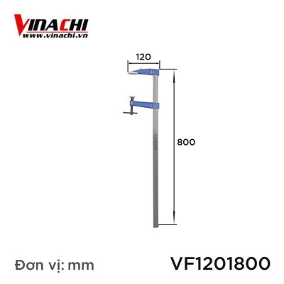 Vam f tay quay - vam kẹp gỗ, cảo kẹp gỗ tay quay vinachi chuyên dùng để kẹp cố định gỗ