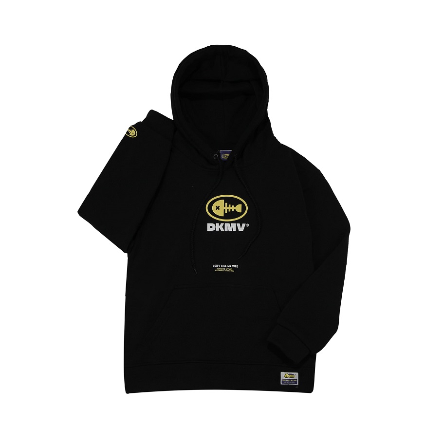 Áo hoodie nữ màu đen | DKMV Black Basic Hoodie