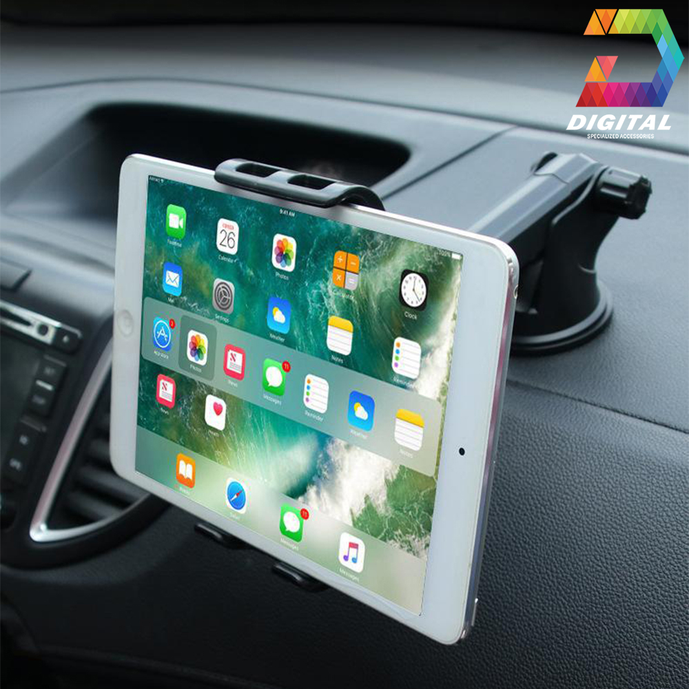 Giá Đỡ iPad, Máy Tính Bảng Trên Xe Hơi Hít Chân Không Cao Cấp - iPad Holder For Car