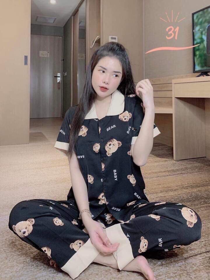 Bộ đồ ngủ mặc ở nhà cho nữ dưới 60kg