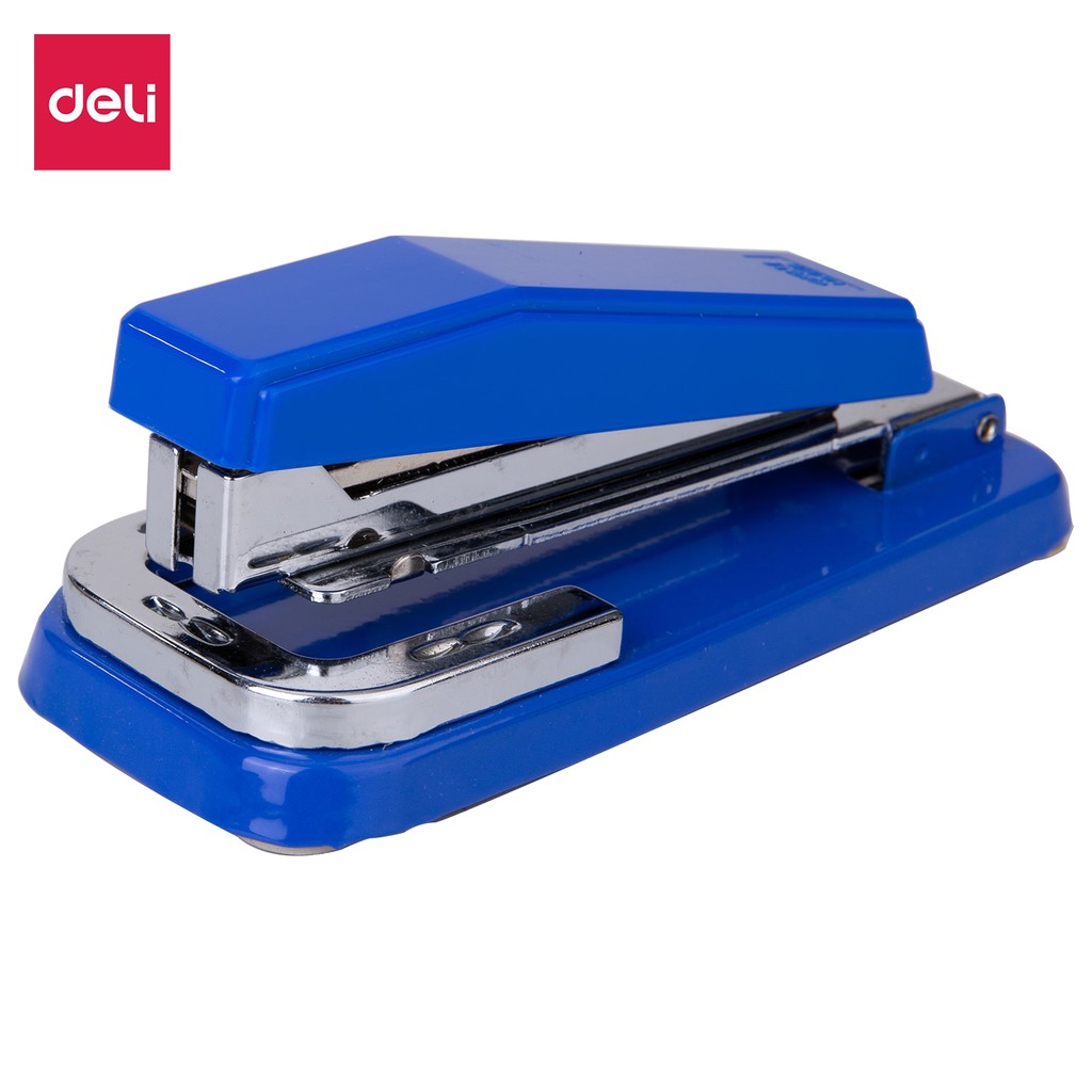 Dập ghim, ghim bấm xoay chiều 3 chiều 25 trang Deli cao cấp sử dụng học sinh, văn phòng