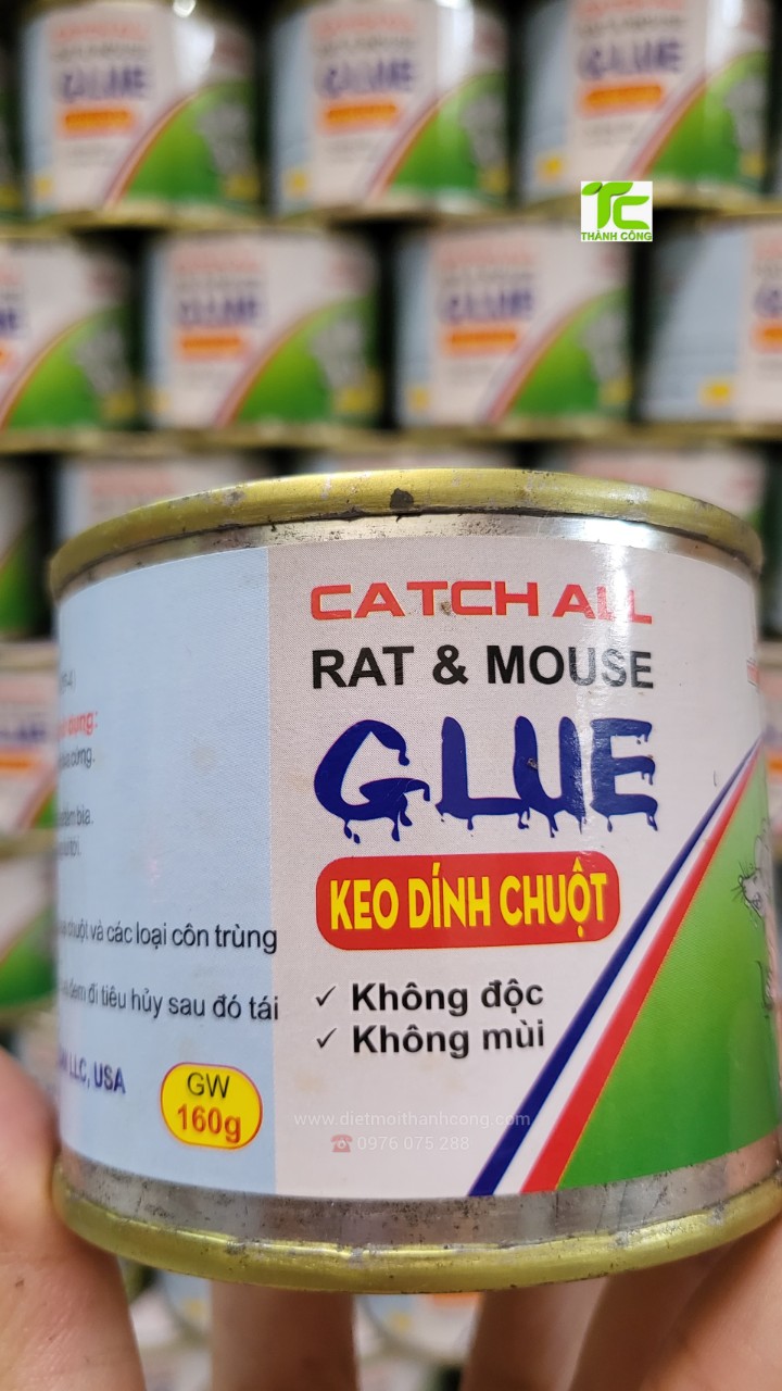 Keo bẫy chuột,nhử ruồi,keo nhử chim nhập khẩu Hàn Quốc siêu dính,hộp160g