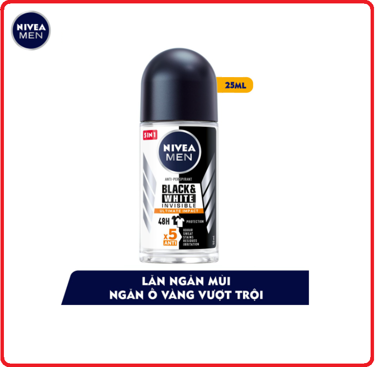 Lăn Ngăn Mùi NIVEA MEN Chai (25ml)