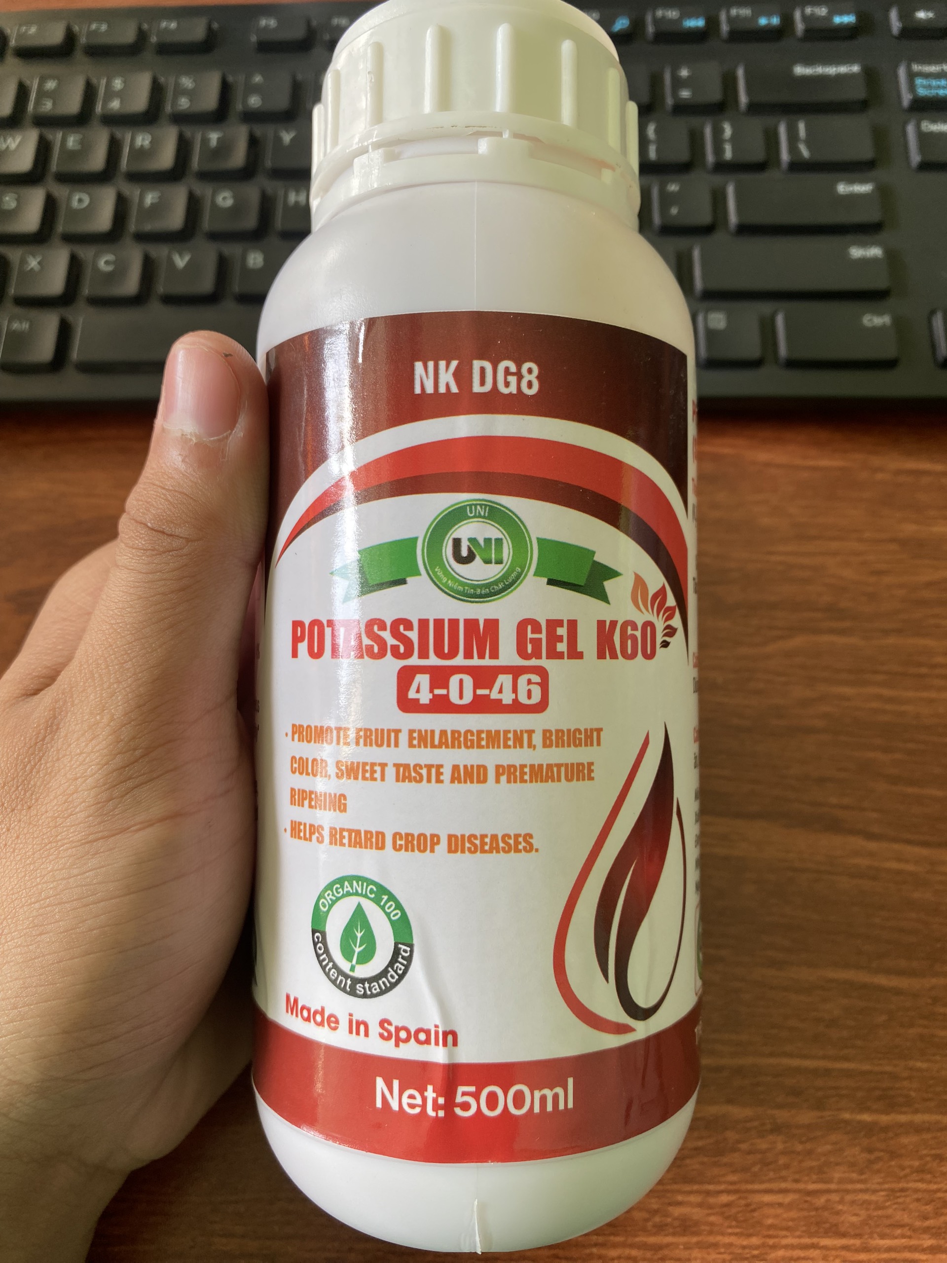 Phân bón gel kali tây ban nha 500ml