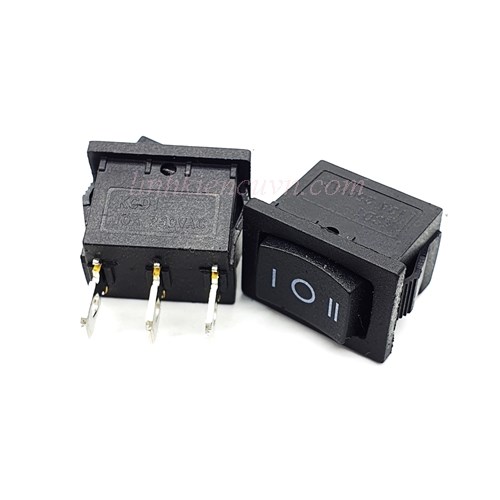 Công tắc kcd1 10a 250v 3 trạng thái 15*21mm