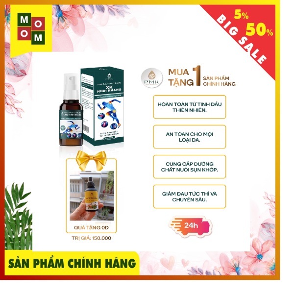 Tinh dầu thảo dược xương khớp Minh KHang - MUa 1 tặng 1 lọ nứt nẻ minh khang giá rẻ