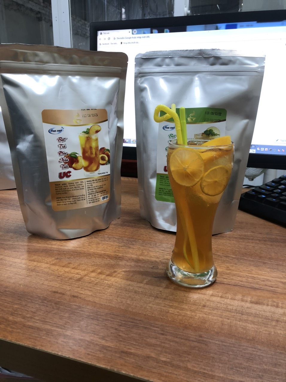 TRÀ HOA QUẢ HOÀ TAN UC