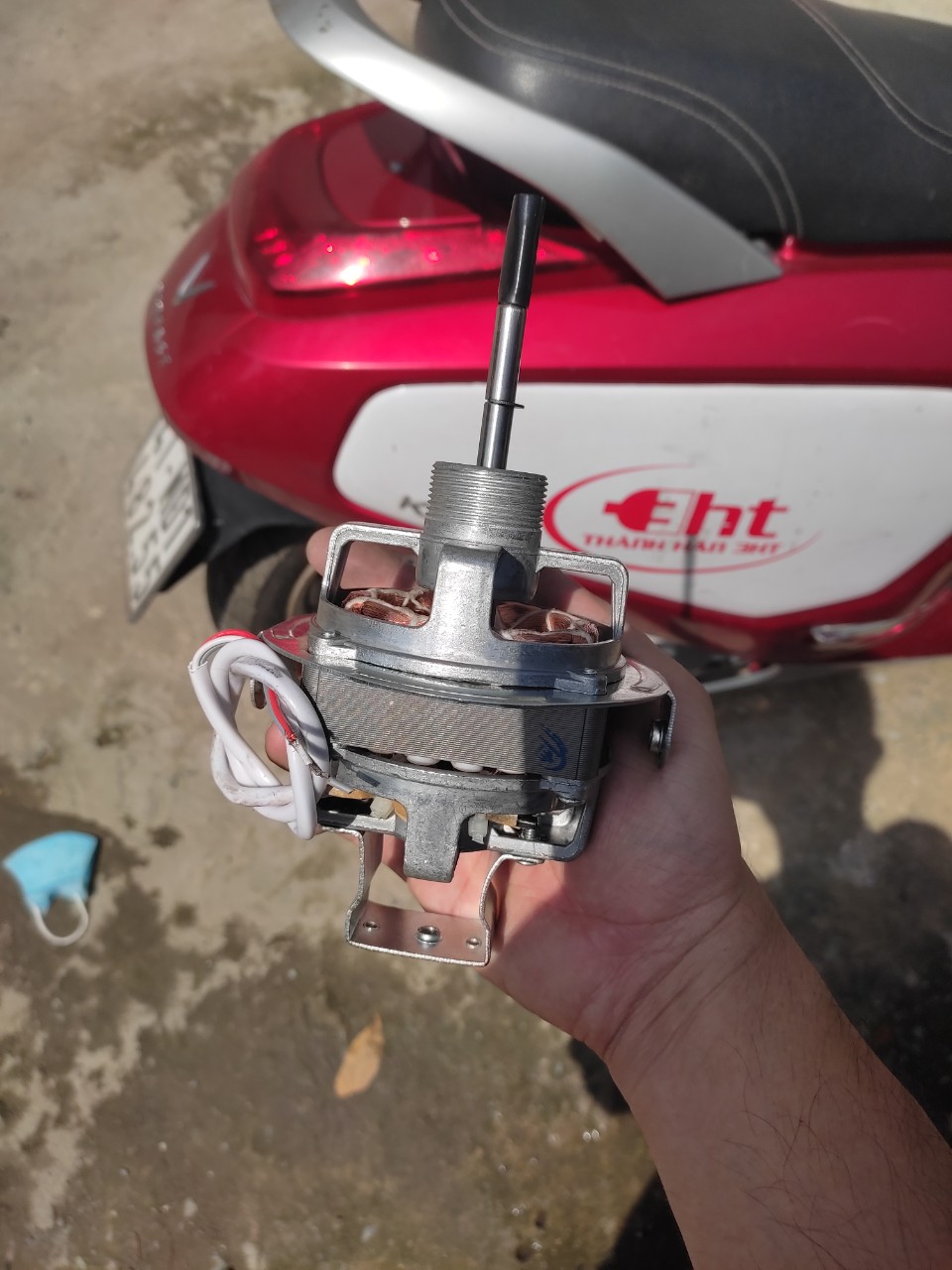 Moter quạt trần đảo - 100% đồng