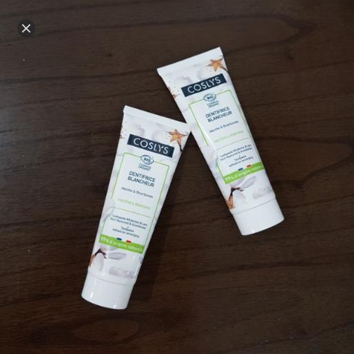 Kem đánh răng trắng răng hữu cơ Coslys (75ml)