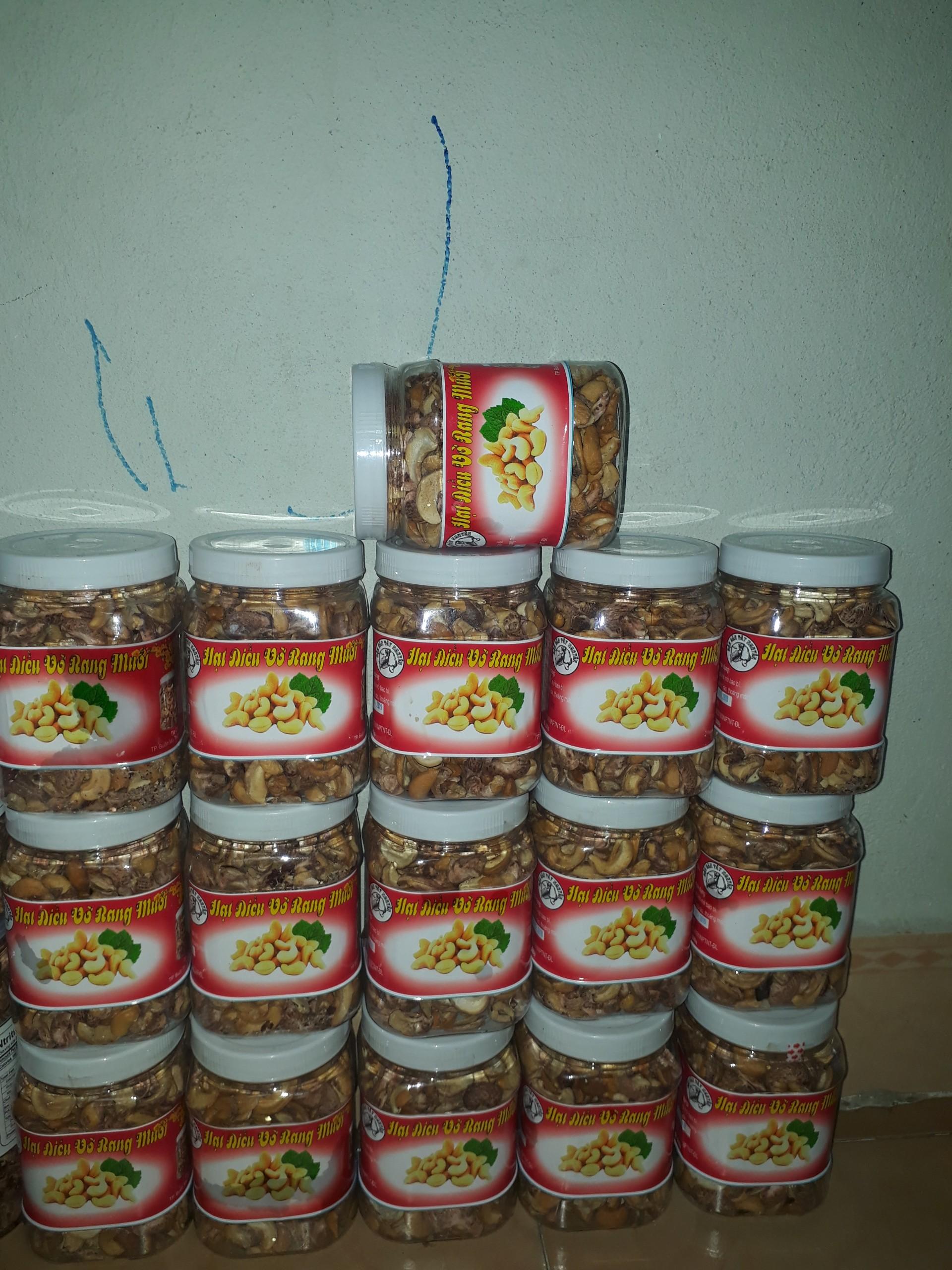 Điều rang muối hạt vỡ Đăk Lắk 500gr
