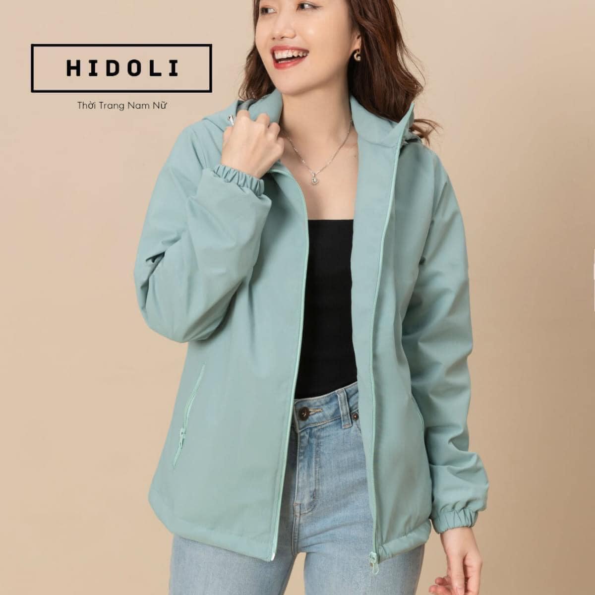 Áo gió nữ 2 lớp hàng đẹp