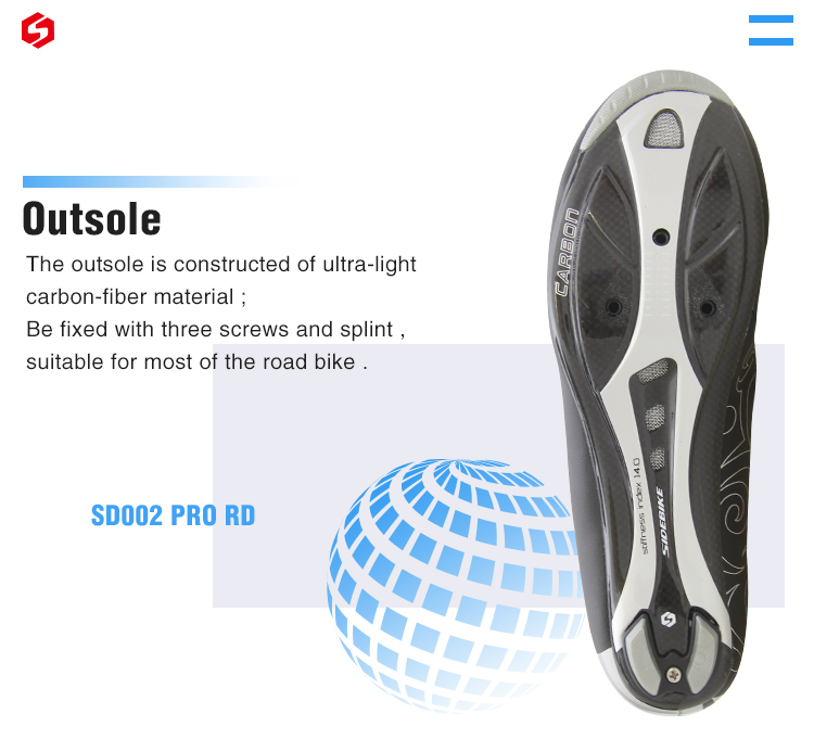 Giày Xe Đạp Sidebike SD002 Pro RD Đế Carbon
