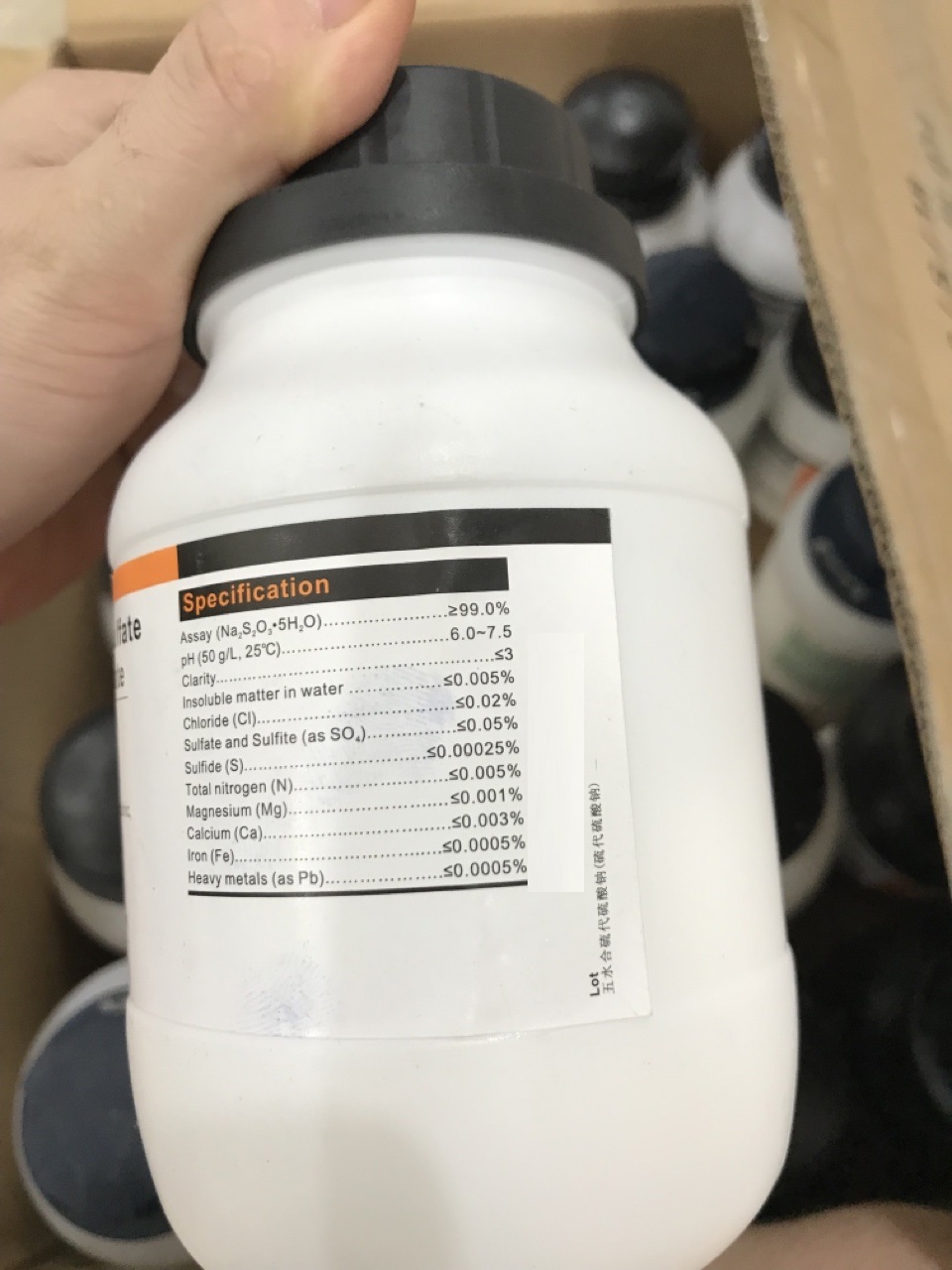 Na2S2O3 lọ 500g