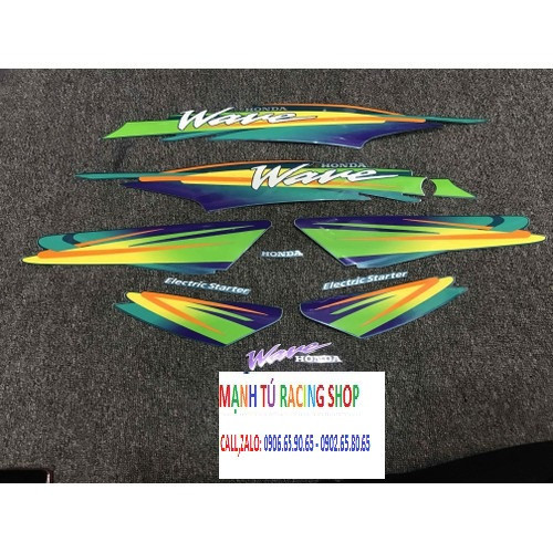 Tem WAVE THÁI 100 xanh ngọc - PhuTungVip