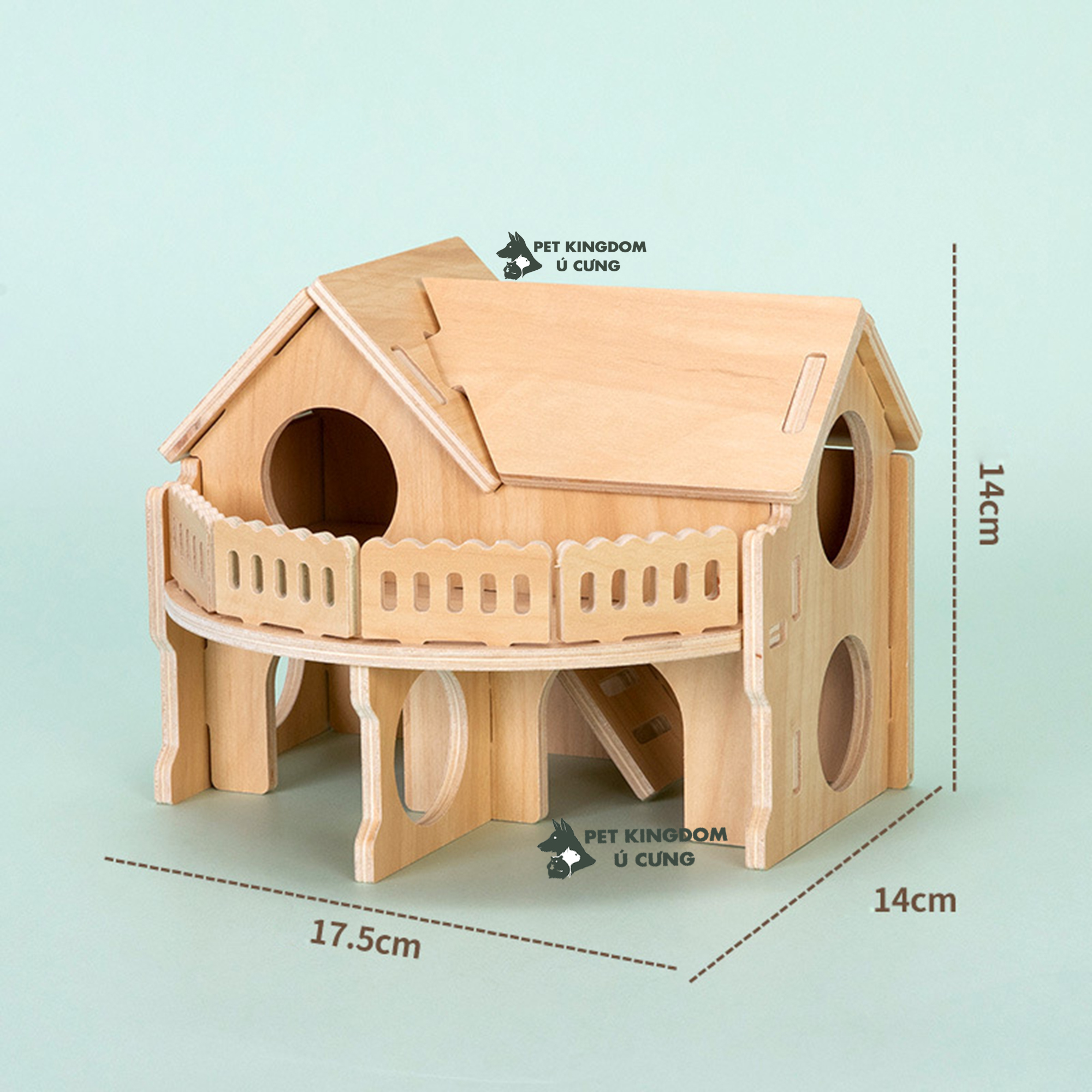 Nhà ngủ gỗ hamster nhiều hình cho hamster