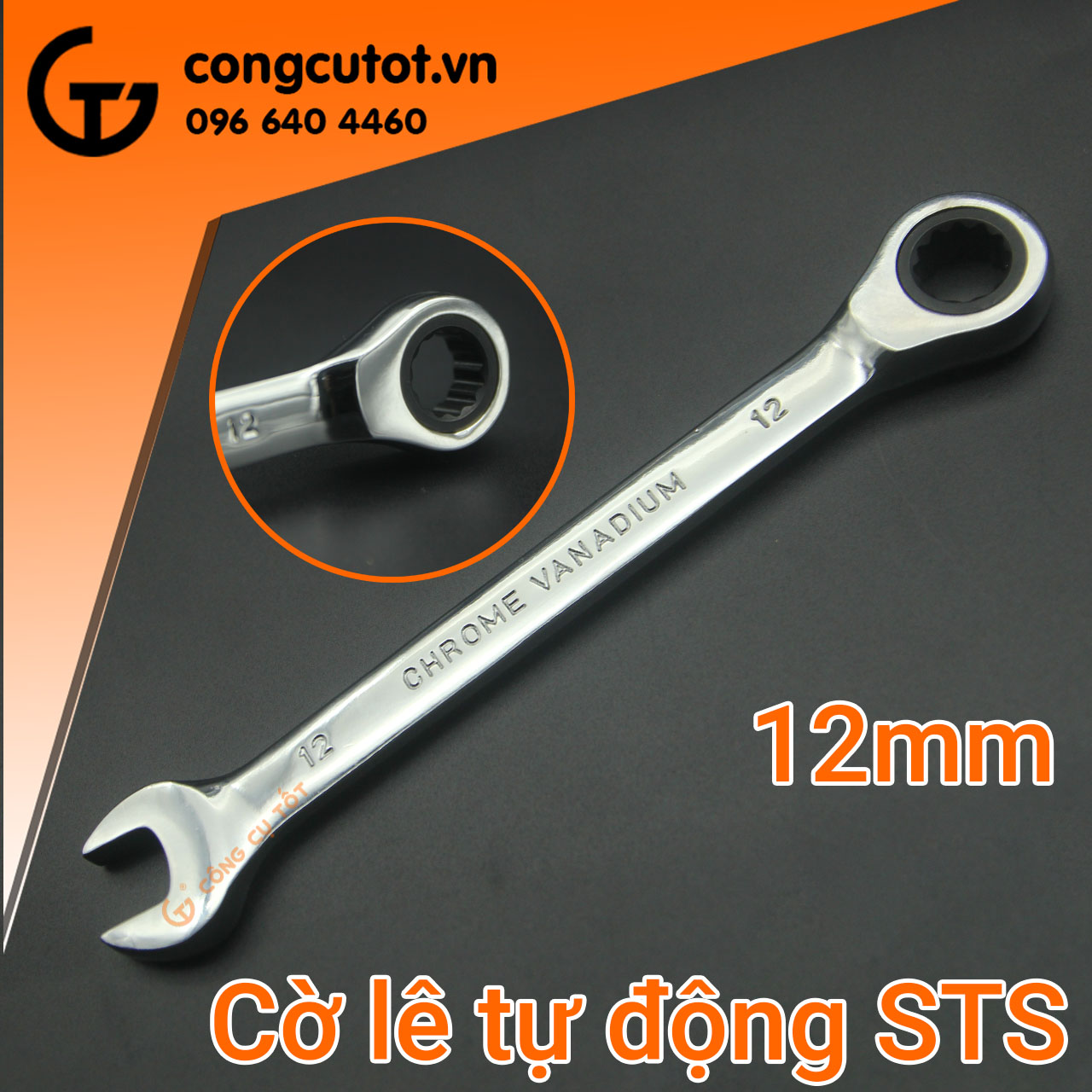 Cờ lê vòng miệng STS các cỡ 8-14mm