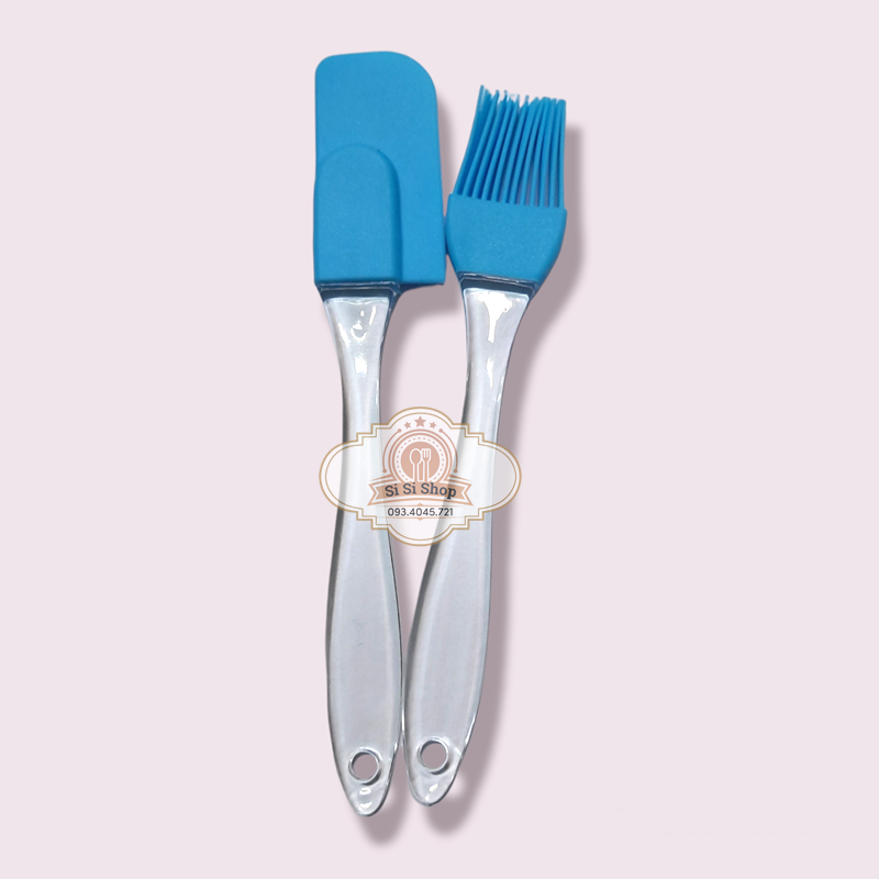 Set chổi quét silicon + phới trộn bột cán trong