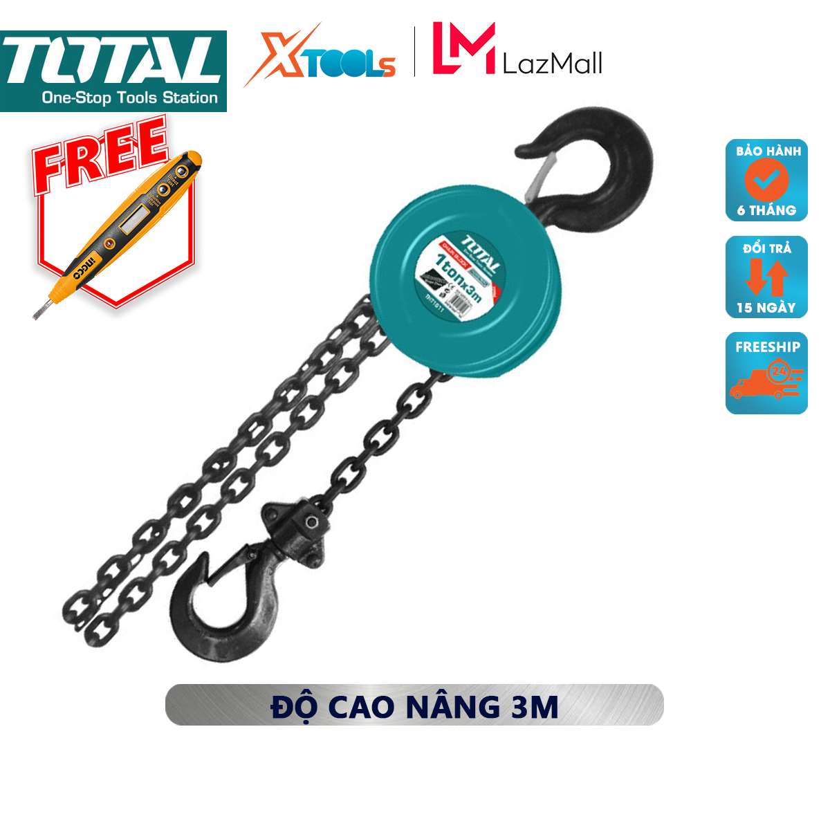 PA steering wheel chain Total promotion steering wheel chain weight lifting 1-3 attack Độ high lift 3m number leash lifting 1-2, drag chain hand, lifting gently, pull heavy goods [XTools mall]