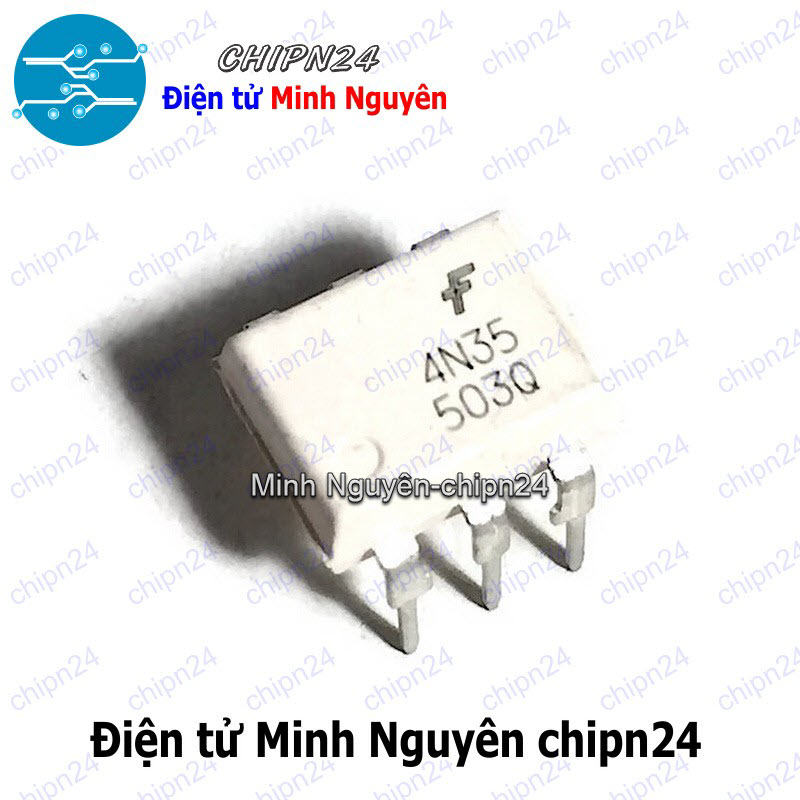 [4 con] (DIP) Opto 4N35 DIP-6 Trắng - HH000564