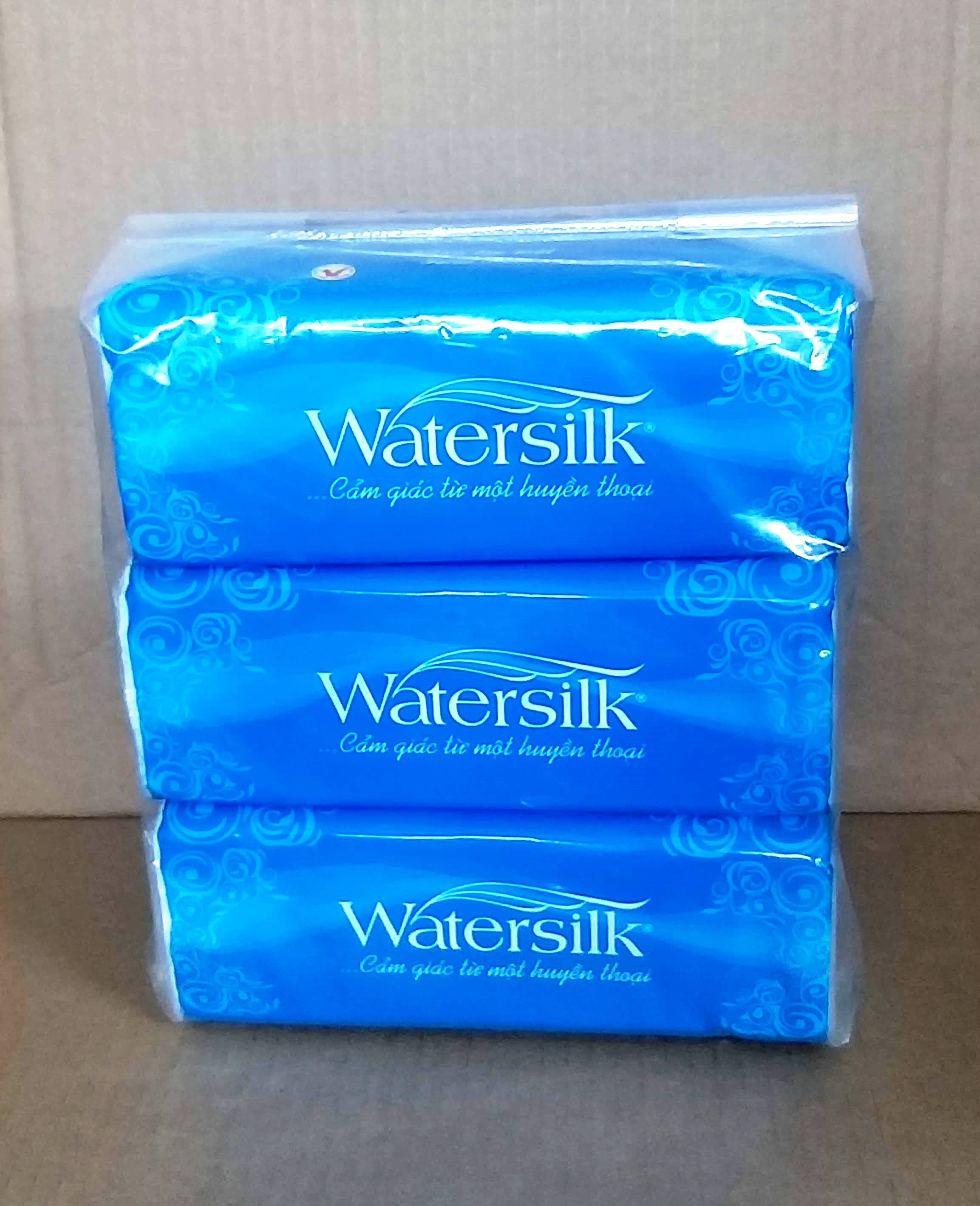 Combo 3 gói khăn giấy rút Watersilk (gói 200 tờ)