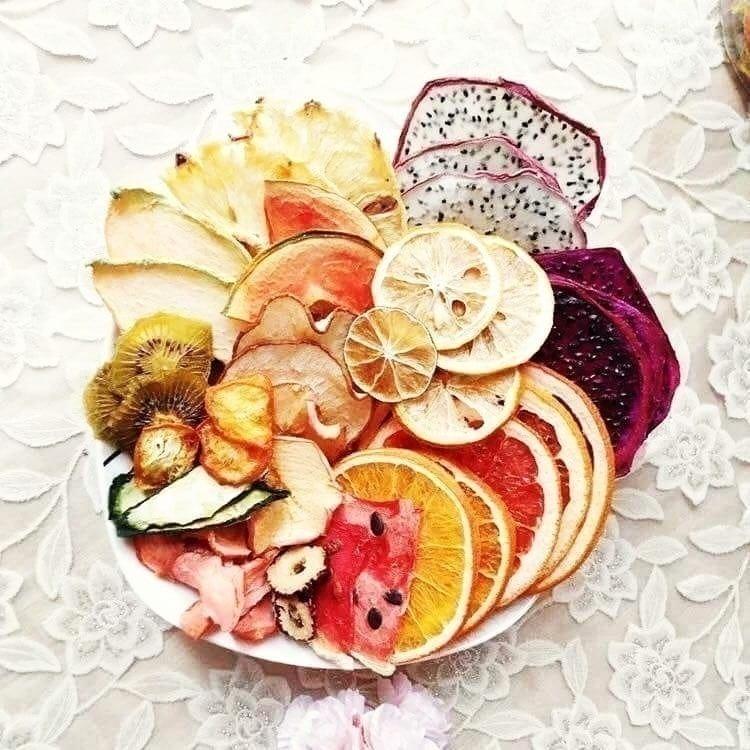 Set tea detox dried fruit-Lose Weight keep beautiful skin (without vase box bag fabric)