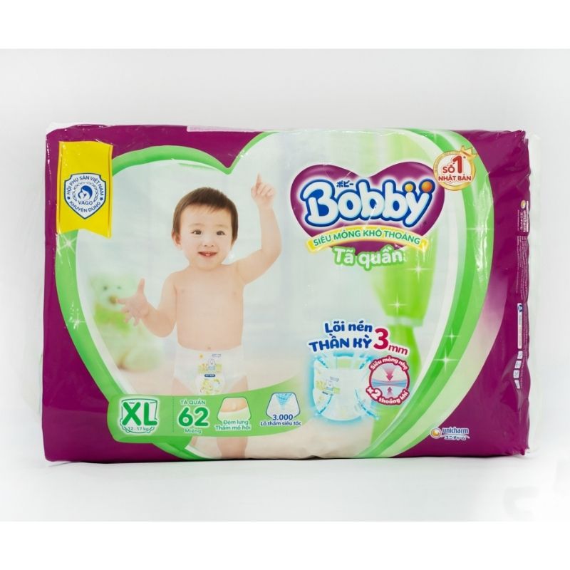 Tã Quần Bobby XL62