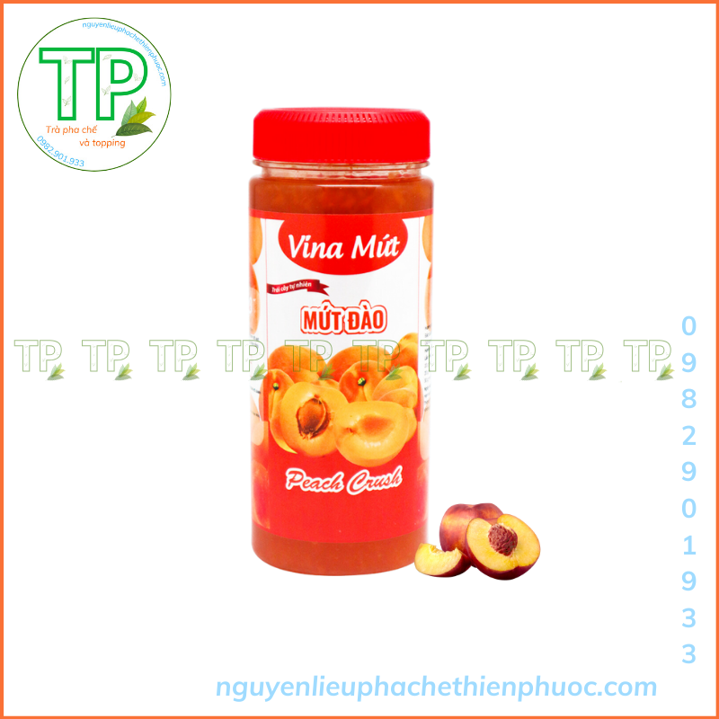 Đào ngâm Hosen đóng lon 825g (loại ngon, cao cấp, thơm giòn)