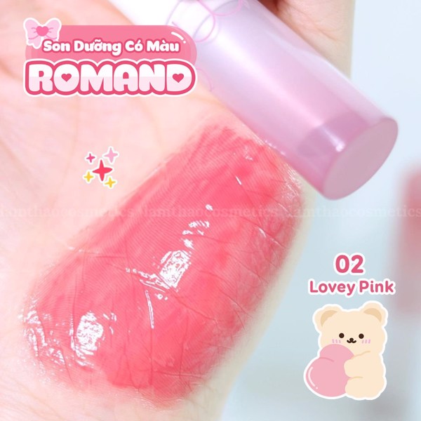 Son Dưỡng Có Màu Romand Glasting Melting Balm