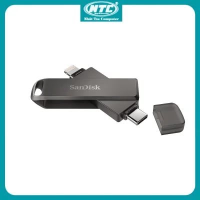 [HCM]USB 3.1 OTG iXpand TypeC SanDisk Flash Drive Luxe 64GB / 128GB / 256GB (Xám) - Nhất Tín Computer