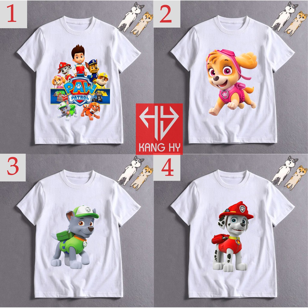 Hcm]Bst Mẫu Áo Thun Đội Chó Cứu Hộ Paw Patrol - Chọn Ảnh Rồi Nhắn Tin Cho  Shop | Lazada.Vn