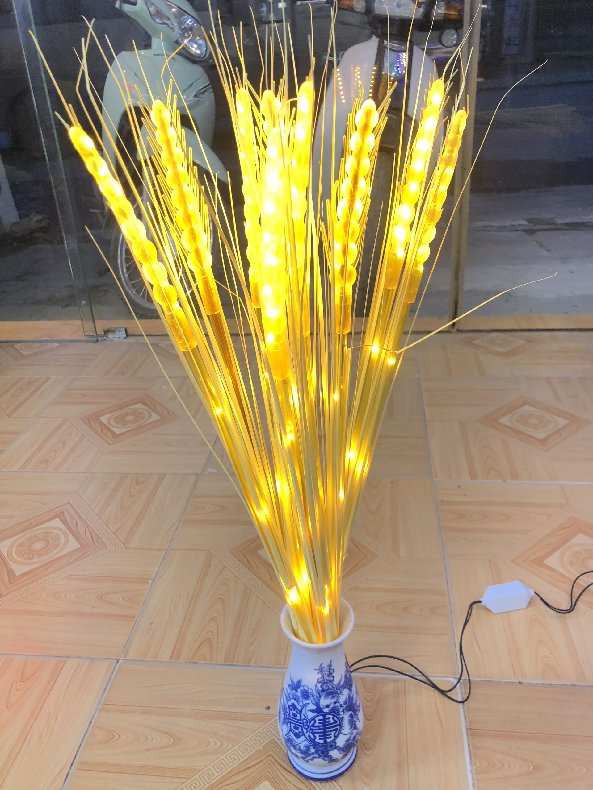 COMBO 10 Đèn Led Bông Lúa màu vàng trang trí phòng ngủ, phòng thờ