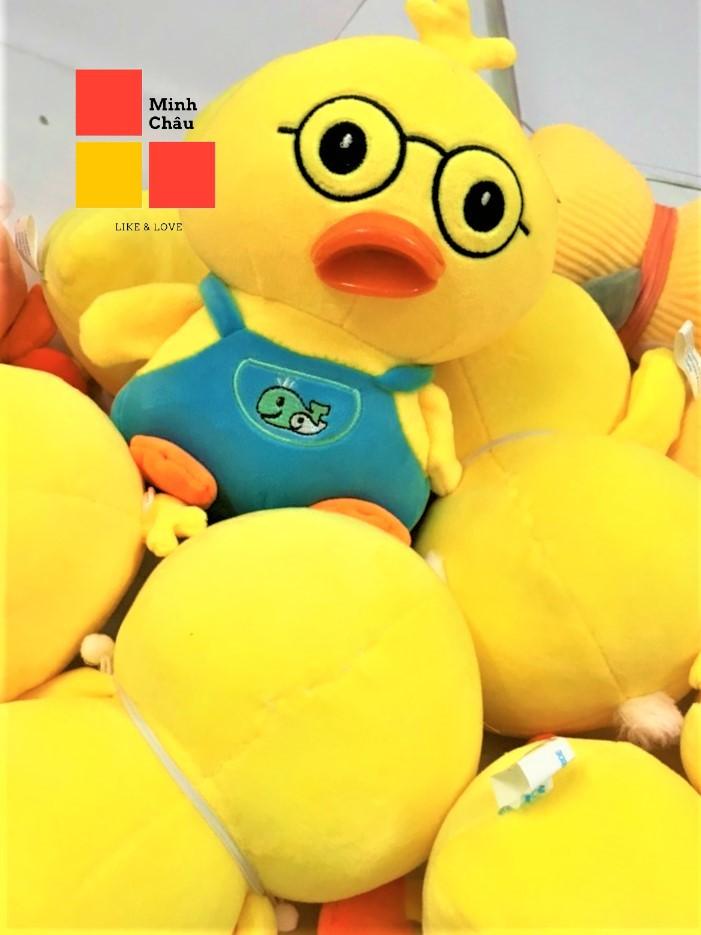 gấu vịt bông đeo kính cận siêu cute
