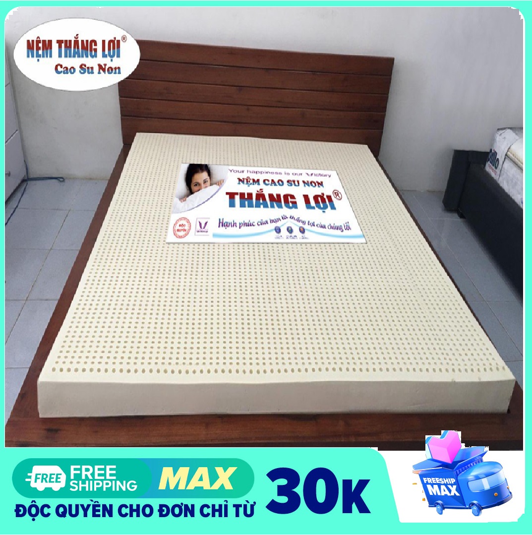 NỆM CAO SU NON THẮNG LỢI Cao Cấp Size 1m8 x 2m x 20cm