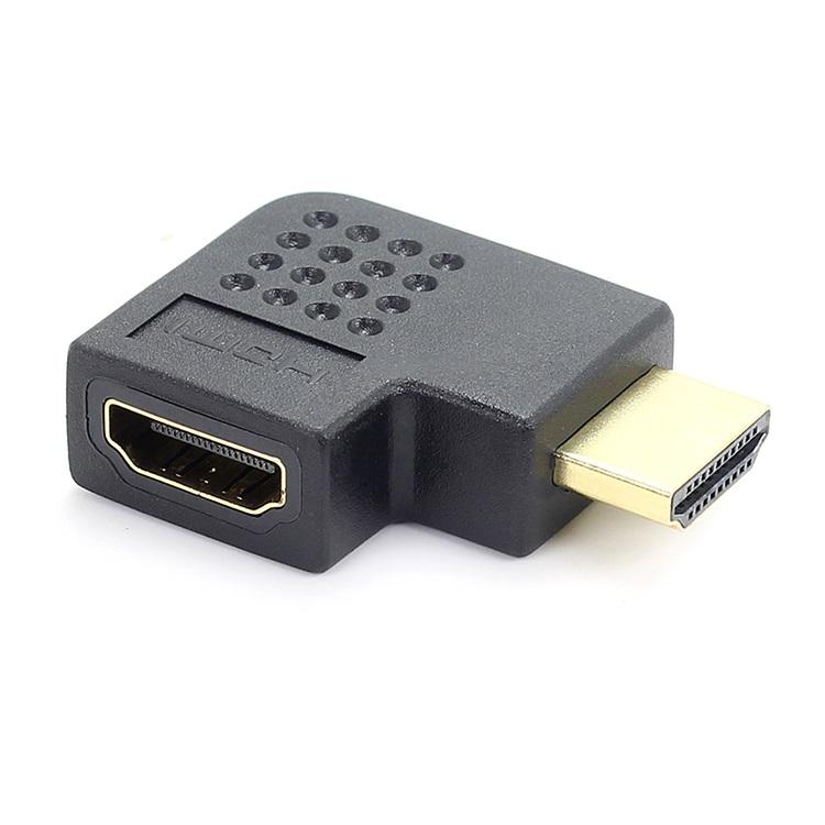 Đầu nối HDMI 2 đầu đực - cái cong 90 độ