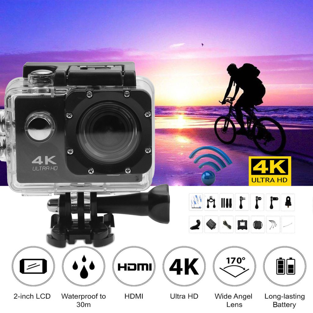 Camera Hành Trình A19 FullBox- Full HD 1080p Camera hành trình 4K wifi A19 giá rẻ, Camera hành trình ô tô A19
