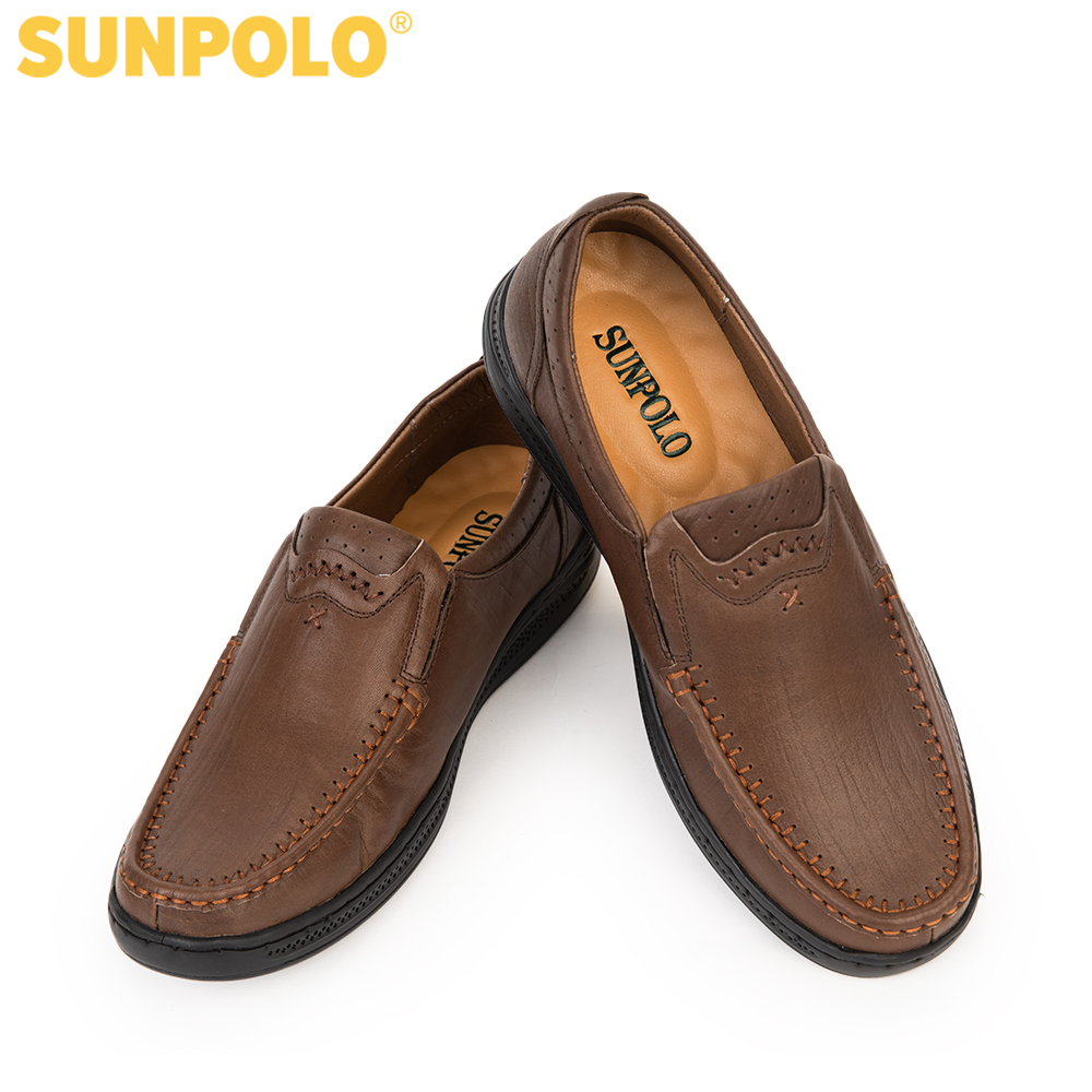 Men Leather Shoes SUNPOLO CS5150