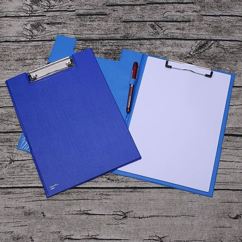Trình ký Flexoffice A4 kép PVC FO-CB01 (Xanh nhạt)