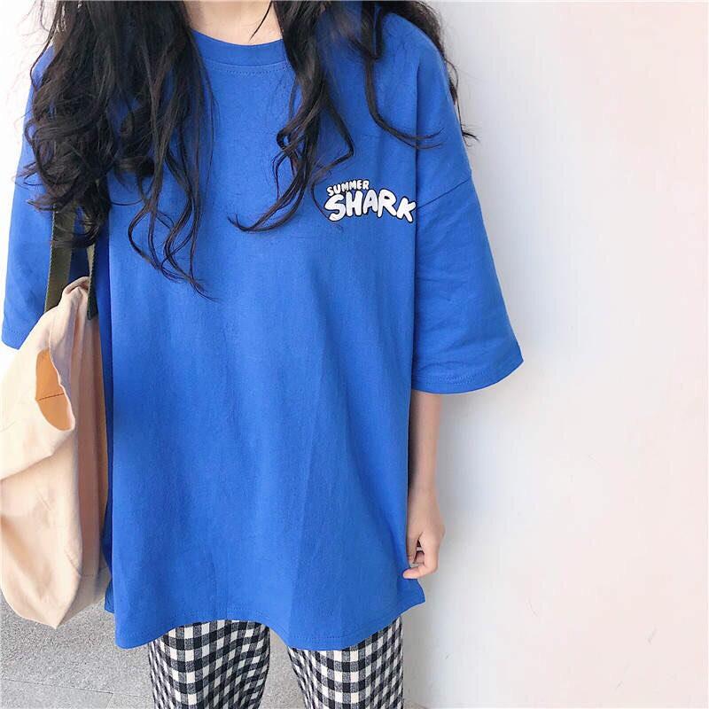 [HCM][ FULL SIZE +HÌNH THẬT ] Áo thun tay lỡ SHARK Unisex