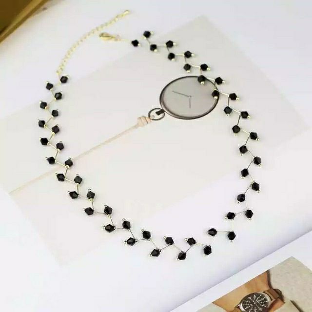 [HCM]Choker vòng cổ đính ngọc/pha lê