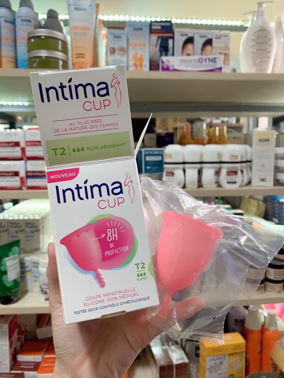 [2size] Cốc nguyệt san Intima Cup - Nội địa Pháp