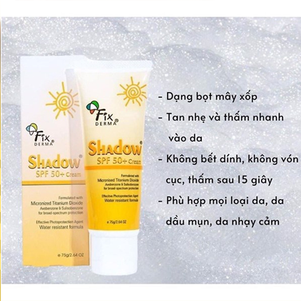 Kem Chống Nắng Fixderma Shadow Cream SPF 50+