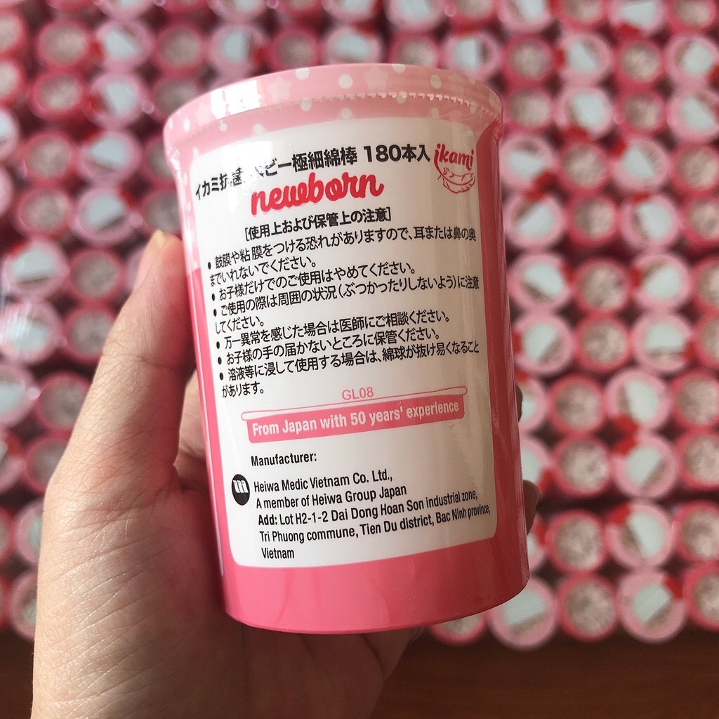 Tăm Bông Ikami - Jubon Dành Cho Bé Sơ Sinh 0M+