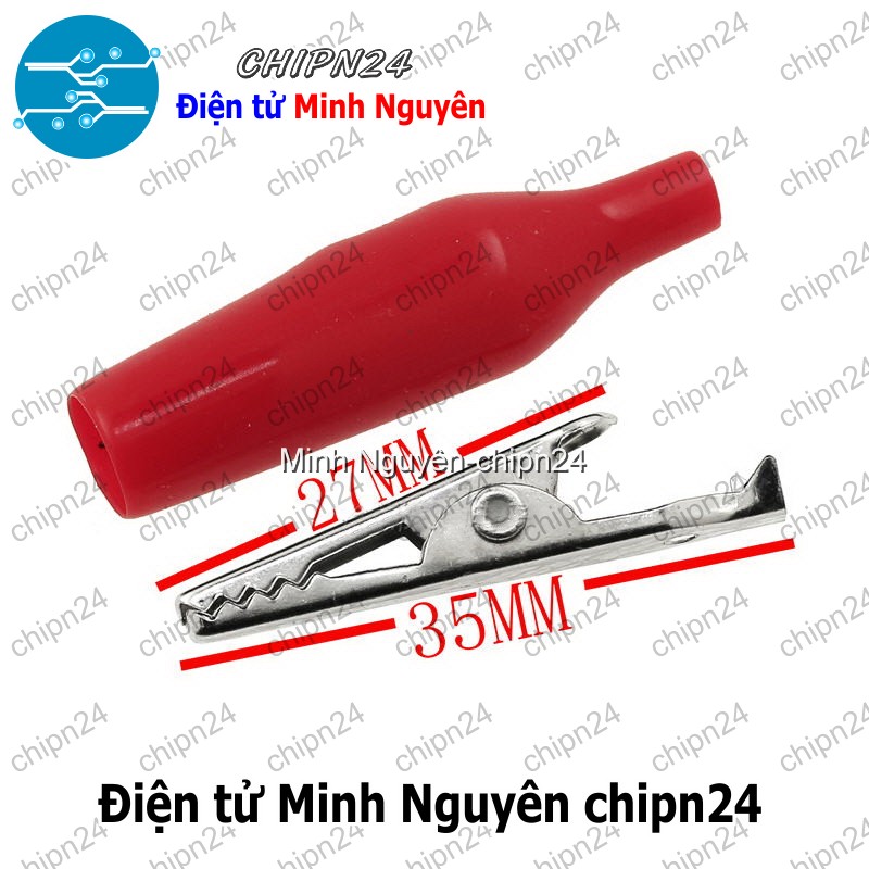 [5 cặp] (F109) Kẹp cá sấu loại trung 3.5cm - HH000166