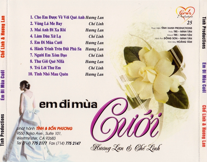 [MDCD] Đĩa CD Chế Linh Hương Lan Tuyển chọn